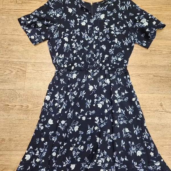[BUNJANG] LIST Flower Pattern Midi Dress / 리스트 플라워 원피스
