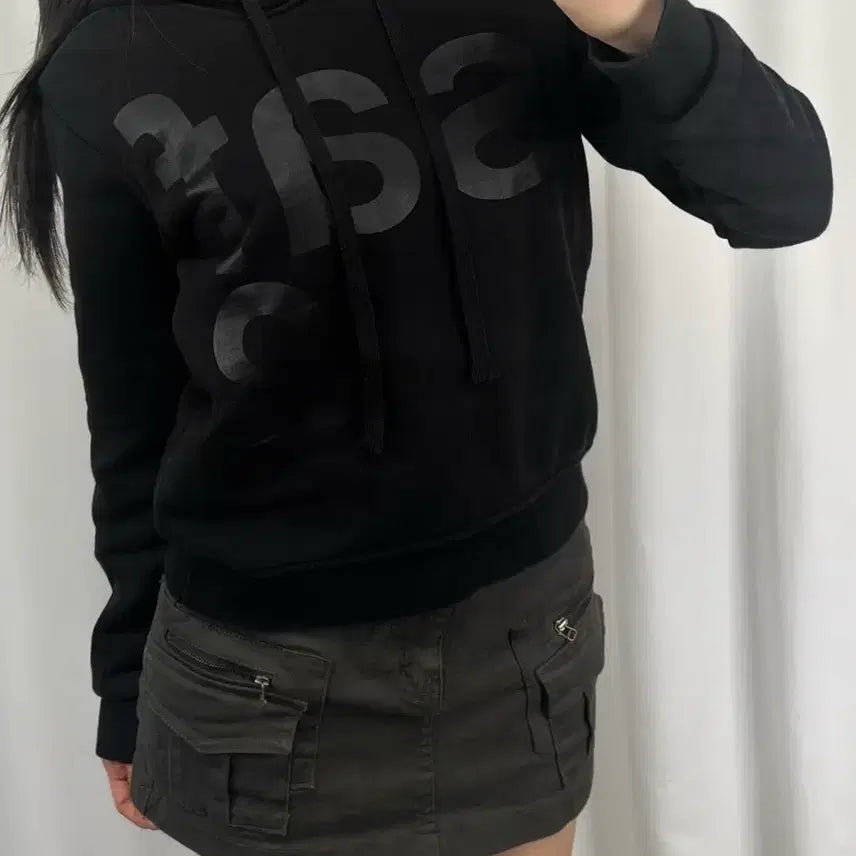 [BUNJANG] Safarispot Black Hoodie Size 2 / 사파리스팟 1/2 블랙 후드티
