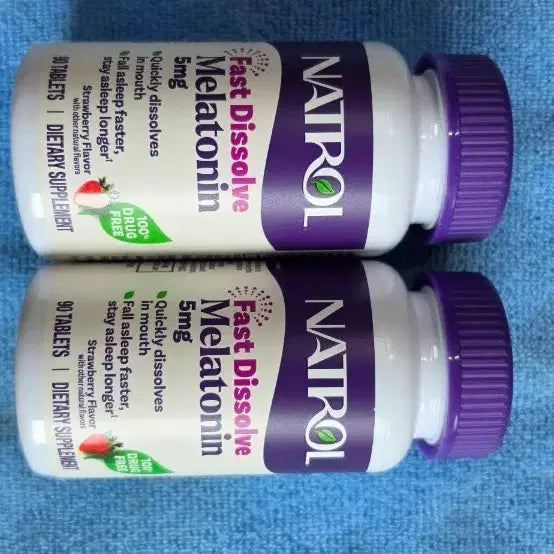 [BUNJANG] Natrol Melatonin Sleep Aid 5mg (Bundle of 2, Sealed) / 나트롤 수면보조제 5mg
