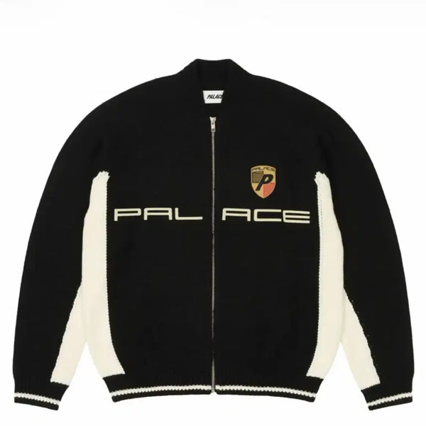 [BUNJANG] Palace Posh Knit Zip-Up Black XL / 팔라스 포쉬 니트집업