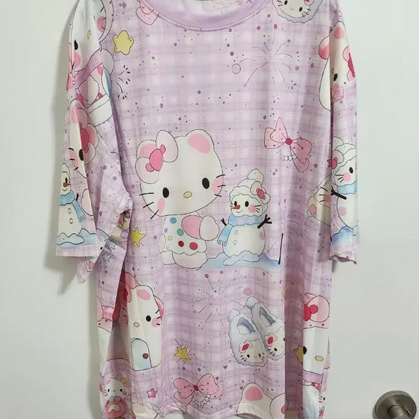 [BUNJANG] Hello Kitty Short Sleeve T-Shirt / 헬로키티 반팔티셔츠<새상품>