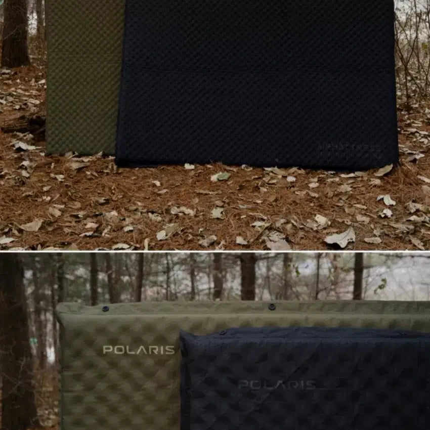 [BUNJANG] Polaris Comfy Self-Inflating Mat Double Black / 폴라리스 콤피 자충매트 2인용 더블 블랙