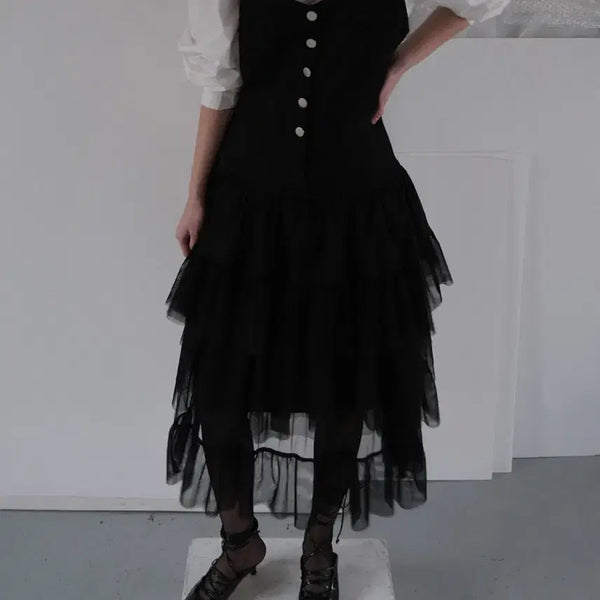 [BUNJANG] Lecon Dress Overall Strap Mini Dress / 르콩 드레스, 촬영드레스, 2부드레스, 셀프웨딩드레스, 오버롤, 멜빵