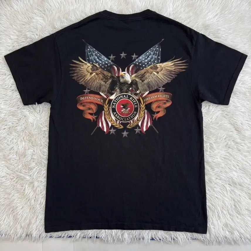[BUNJANG] NRA Official Vintage T-Shirt Black L / (주말특가)NRA 오피셜 빈티지 반팔티셔츠 블랙 L