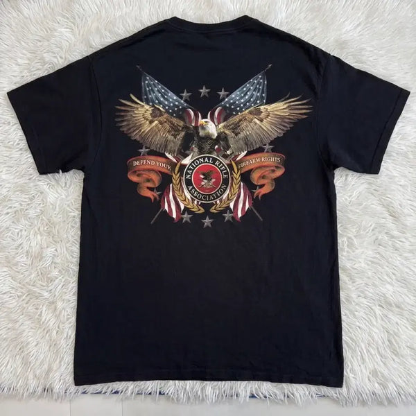 [BUNJANG] NRA Official Vintage T-Shirt Black L / (주말특가)NRA 오피셜 빈티지 반팔티셔츠 블랙 L