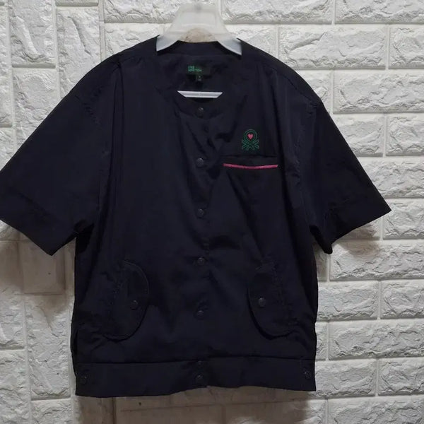 [BUNJANG] United Colors of Benetton Short Sleeve Jacket Navy 95 / 베네통 반팔 자켓 네이비95