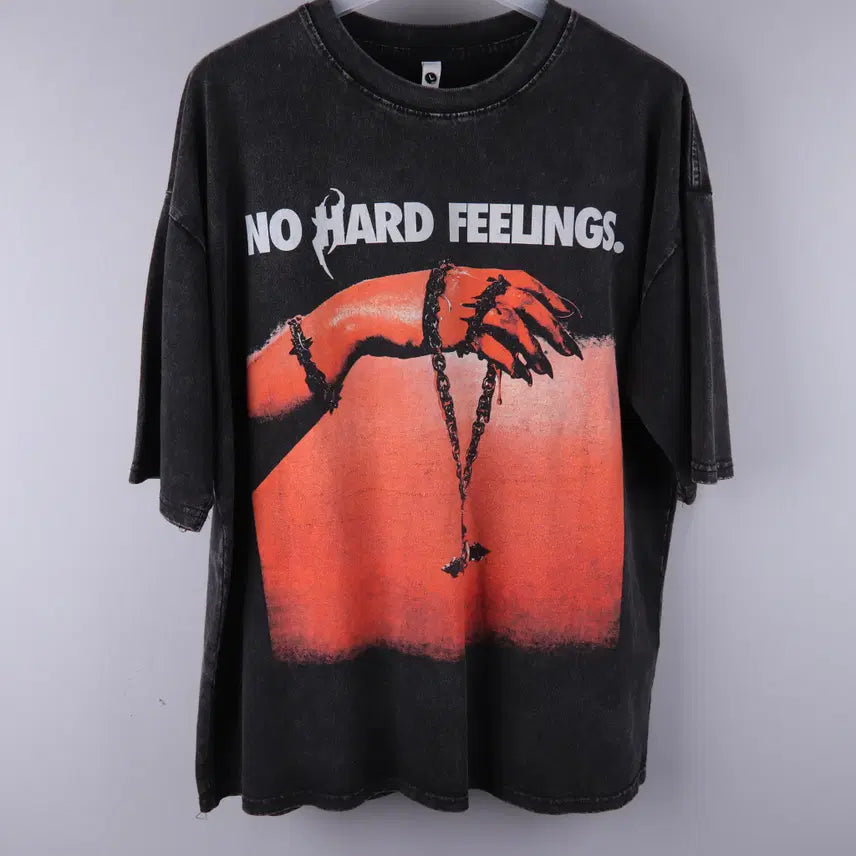 [BUNJANG] Vintage Washed Printing Short Sleeve T-Shirt (L) / 빈티지 워싱 프린팅 반팔티 (L)
