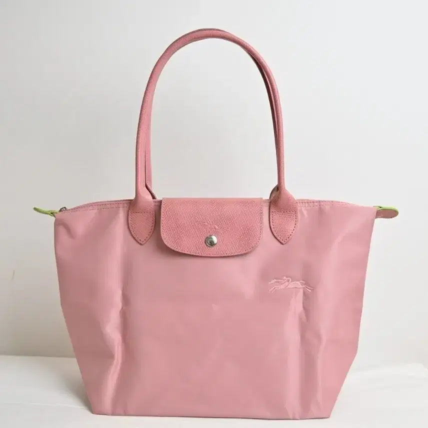 [BUNJANG] Longchamp Le Pliage Pink Nylon Tote Bag / Longchamp 롱샴 르플리아주 핑크 나일론 토트백 출근 가방