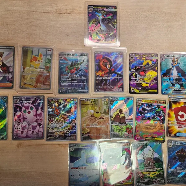 [BUNJANG] Pokemon Card Lot - Mega Charizard X, Mega Sharpedo, N's Resolve, Mega Rayquaza / 포켓몬 카드