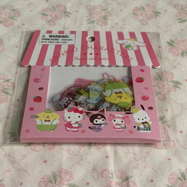 [BUNJANG] Sanrio Characters Parfait Sticker Set / 산리오 캐릭터즈 파르페 조각 스티커