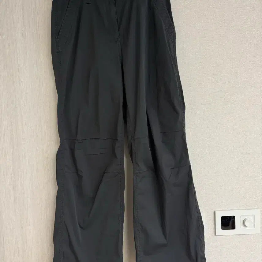 [BUNJANG] TOPTEN Women's Cotton Parachute Pants - Charcoal 28 / 탑텐 여성 코튼 파라슈트 팬츠 - 차콜 28