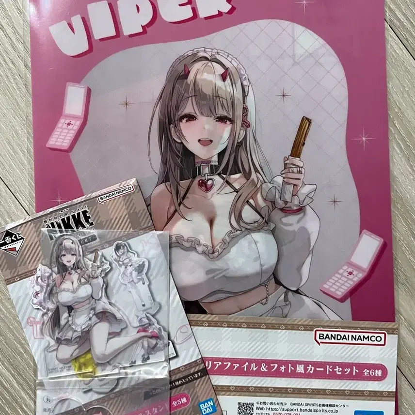 [BUNJANG] Nier: Automata Ichiban Kuji L-File Viper Acrylic (Sealed Bundle Set) / 니케 제일복권 7 바이퍼 아크릴 L파일 미개봉 일괄 이치방쿠지