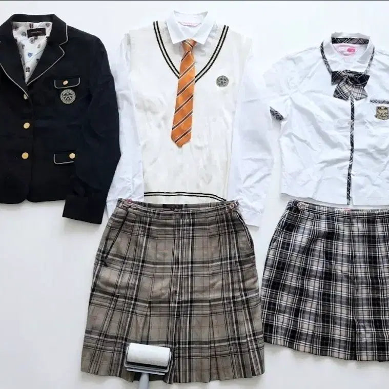 [BUNJANG] School Uniform Set (Spring/Autumn/Winter & Summer) for Jinkwan High School & Jinkwan Middle School Girls / 예쁜 여자교복 춘추동계용 교복세트 짧치d124f(진관중, 진관고)