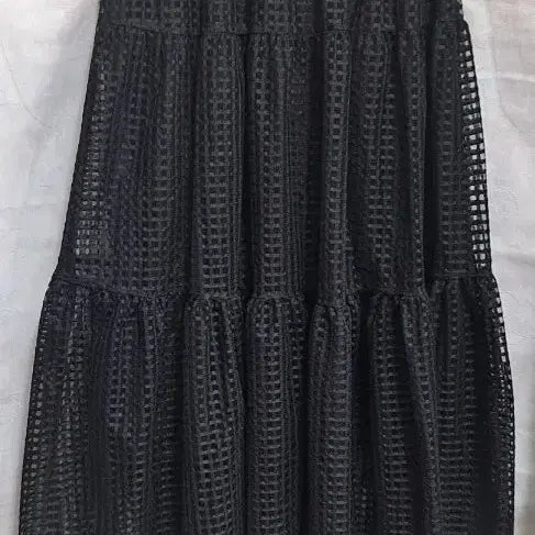 [BUNJANG] SOUP See-through Check Skirt / 숲(SOUP) 시스루 체크 스커트