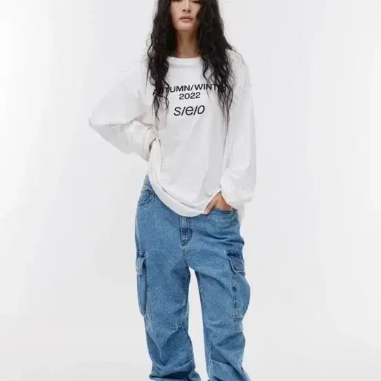 [BUNJANG] s/e/o seo Cargo Pocket Denim Pants Size 1 / s/e/o seo seoul 카고 포켓 데님 팬츠 1사이즈