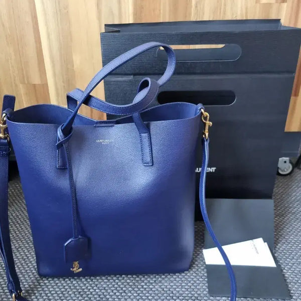 [BUNJANG] Saint Laurent Navy Toy Shopper 2-Way Bag / 생로랑 토이 쇼퍼백 2way