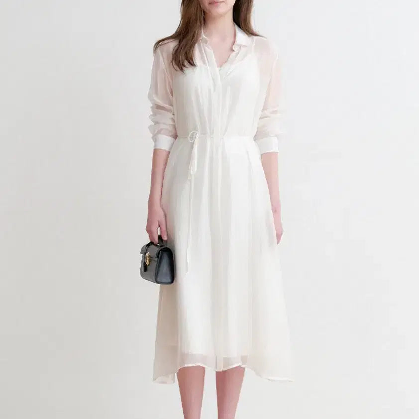 [BUNJANG] La Flar Bril Shirt Dress / 라플라 브리엘 셔츠 원피스