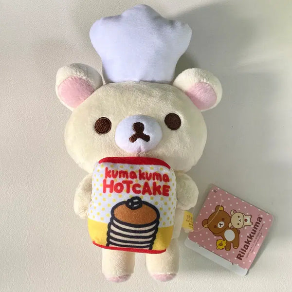 [BUNJANG] San-X Rilakkuma Korilakkuma Hotcake Pancake Plush / 산엑스 리락쿠마 코리락쿠마 핫케이크 팬케이크 인형 양도 판매