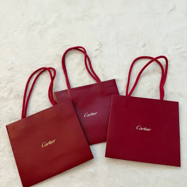 [BUNJANG] Cartier Shopping Bags (Bundle of 3) / 정품 까르띠에 쇼핑백 3개 일괄