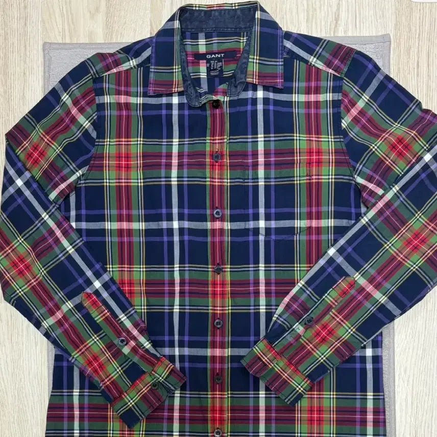 [BUNJANG] Gant Checked Shirt Dress / [S급] GANT 간트 체크 셔츠 원피스