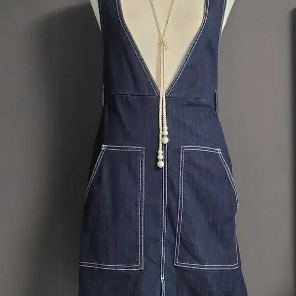 [BUNJANG] Juicy Judy Denim Overalls Dress / 쥬시쥬디 데님  멜빵 원피스