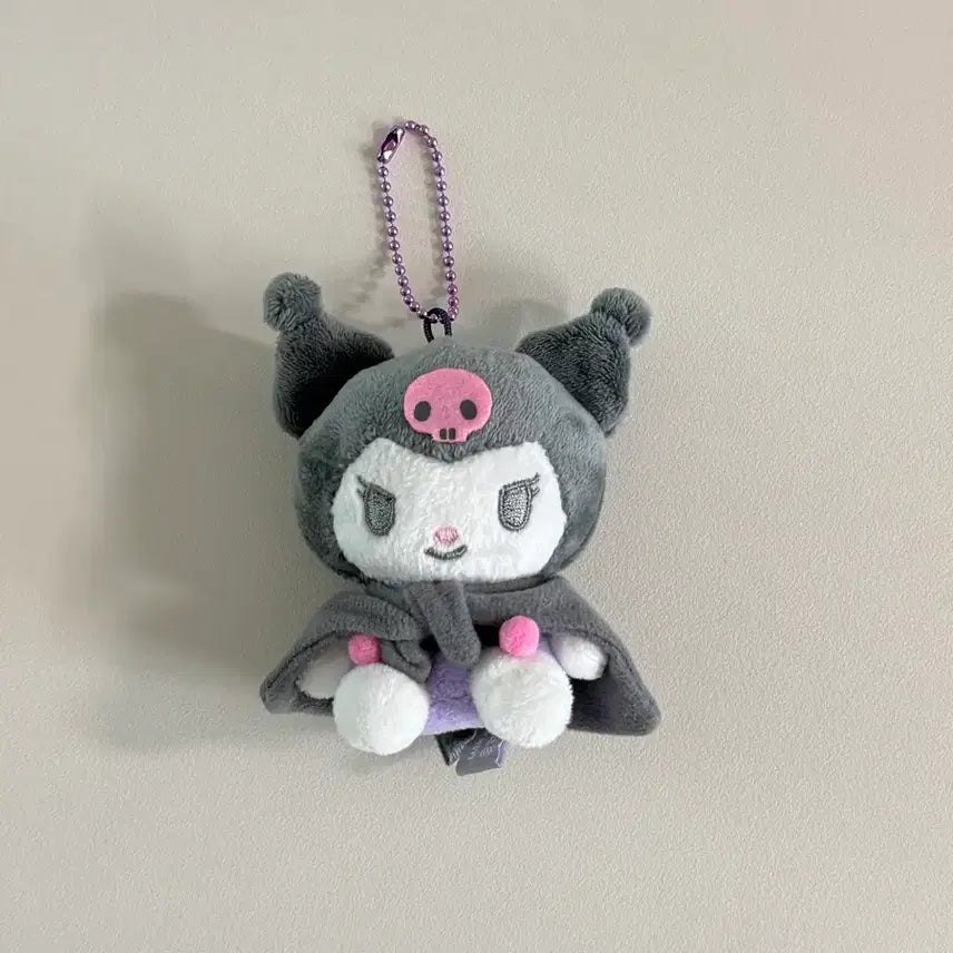 [BUNJANG] Sanrio Kuromi Cloak Plush Keyring / 산리오 쿠로미 망토 인형키링