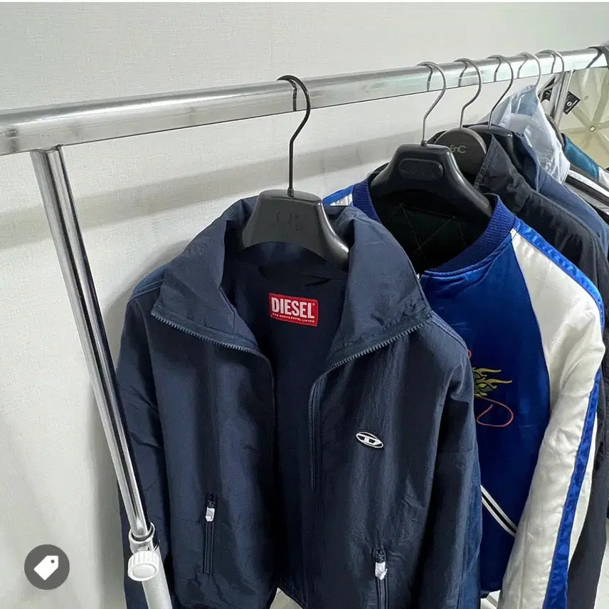 [BUNJANG] Diesel J-Bright Track Jacket Blue / 디젤 J-브라이트 트랙 자켓 블루