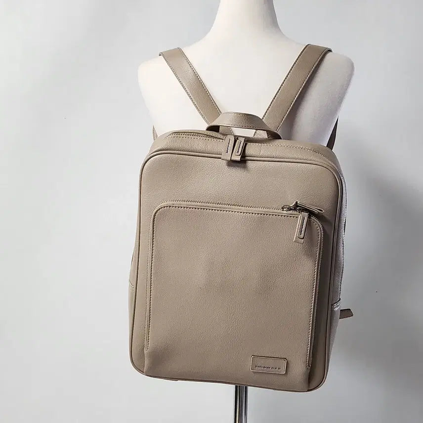 [BUNJANG] Samsonite RED Women's Leather Backpack / 쌤소나이트 레드 여성용 가죽 백팩 직장인 출퇴근 노트북 가방