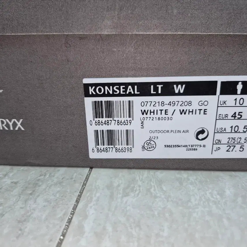 [BUNJANG] Arc'teryx Konseal LT W Hiking Shoes / 아크테릭스운동화 신발 등산화