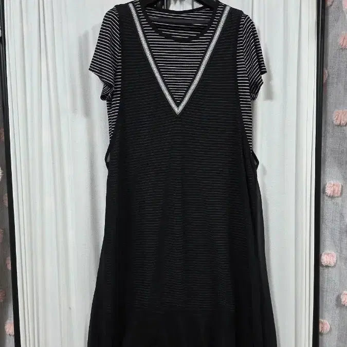 [BUNJANG] Chiffon Long Dress (Size 55-66) / 예쁜쉬폰롱원피스(55-66)