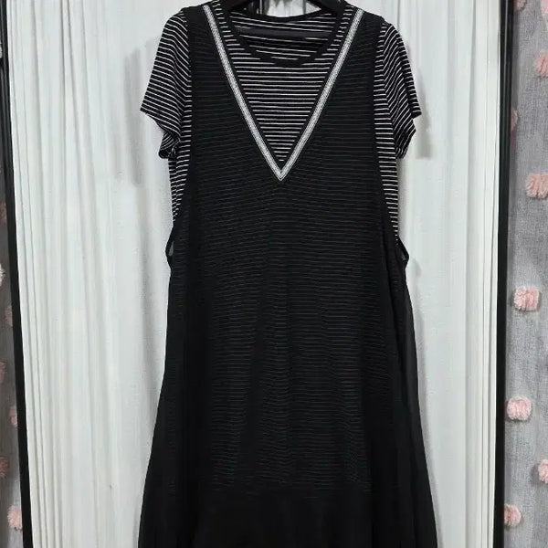 [BUNJANG] Chiffon Long Dress (Size 55-66) / 예쁜쉬폰롱원피스(55-66)