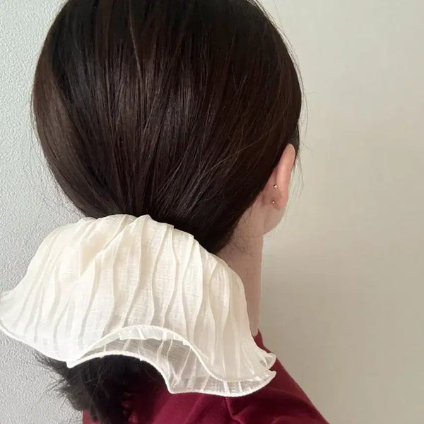 [BUNJANG] Frill Hair Tie with Royal Gopchang Design / 새상품) 왕곱창 프릴곱창