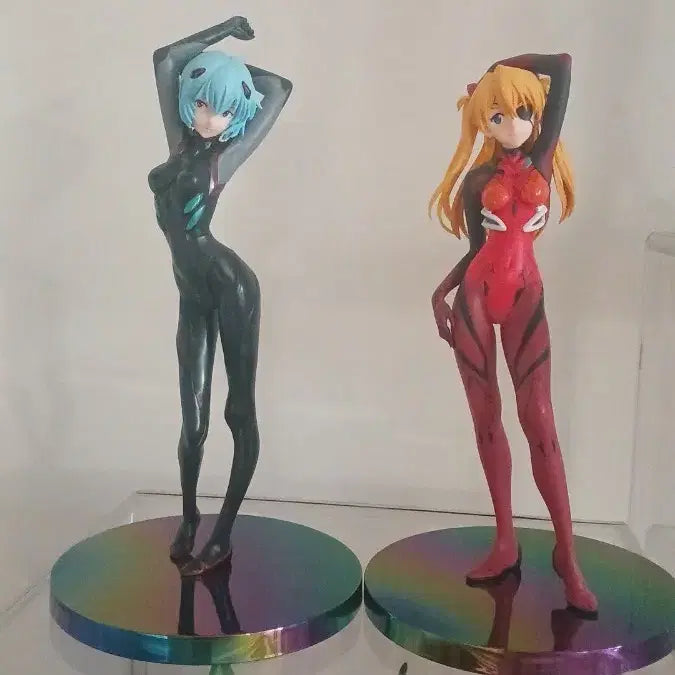 [BUNJANG] Evangelion Asuka & Rei Figure Bundle / su료 포함)에반게리온 아스카 레이 피규어 일괄 판매합니다
