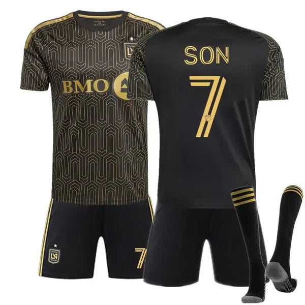 [BUNJANG] Son Heung-min 2026 LA FC Home Player Edition Kit - Junior/Kids / NEW 2026 LA FC 홈 유니폼 세트 손흥민 축구복 주니어 키즈