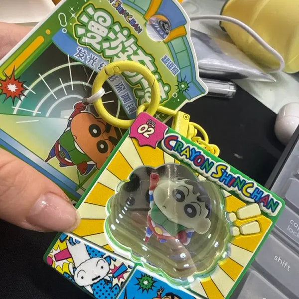 [BUNJANG] Crayon Shin-chan Crayon Character Light Keychain / 짱구는 못말려 라이트 조명 키링