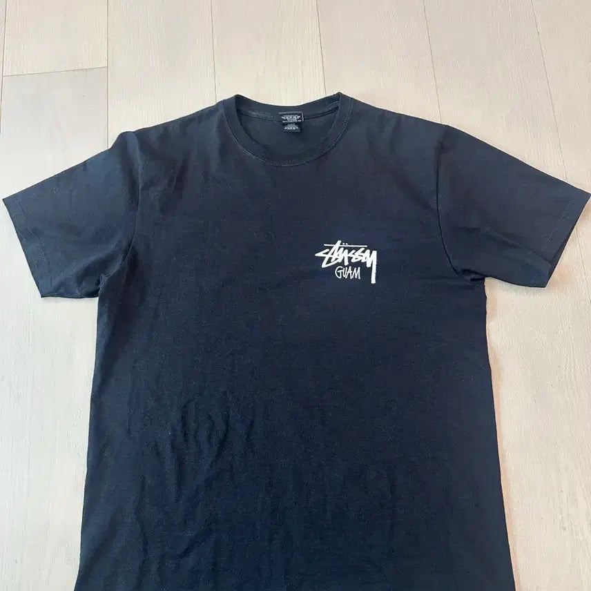 [BUNJANG] Stussy Guam Short Sleeve T-Shirt Black M / 스투시 괌 블랙 m
