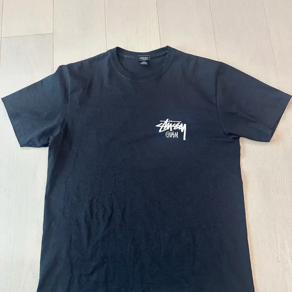 [BUNJANG] Stussy Guam Short Sleeve T-Shirt Black M / 스투시 괌 블랙 m