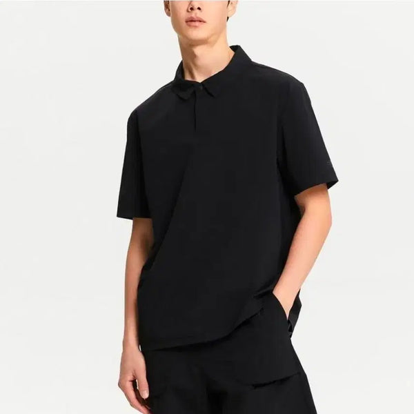 [BUNJANG] New Balance Frozen Woven Polo T-Shirt / 뉴발란스 프로즌 우븐 폴로티