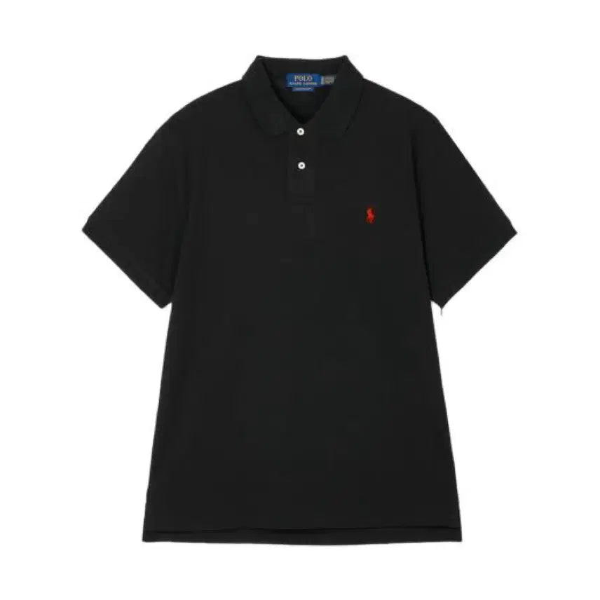 [BUNJANG] Polo Ralph Lauren Black Pique Cotton Polo Shirt / 폴로 랄프로렌 PK 카라티 블랙