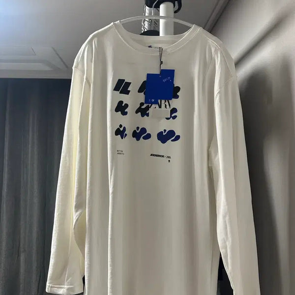 [BUNJANG] Ader Error x Zara Long Sleeve T-Shirt S-M White / 아더에러 자라 롱슬리브 s-m
