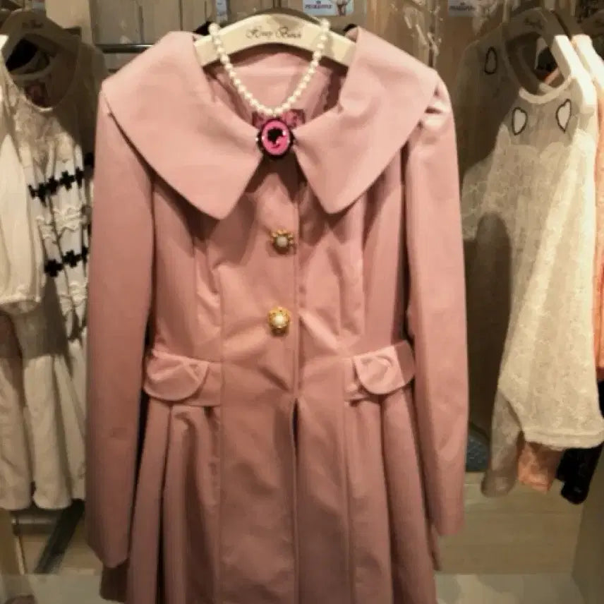 [BUNJANG] Honey Bunch Latte Gyaru Himegaji Trench Coat / honey bunch 허니번치 라떼갸루 히메카지 히메갸루 딸기우유 트렌치