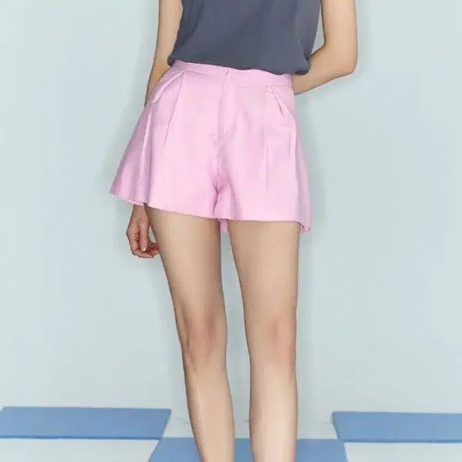 [BUNJANG] Briel Sleeveless T-shirt 2 Types Charcoal Grey/White / 브리엘 민소매 티셔츠2종 66