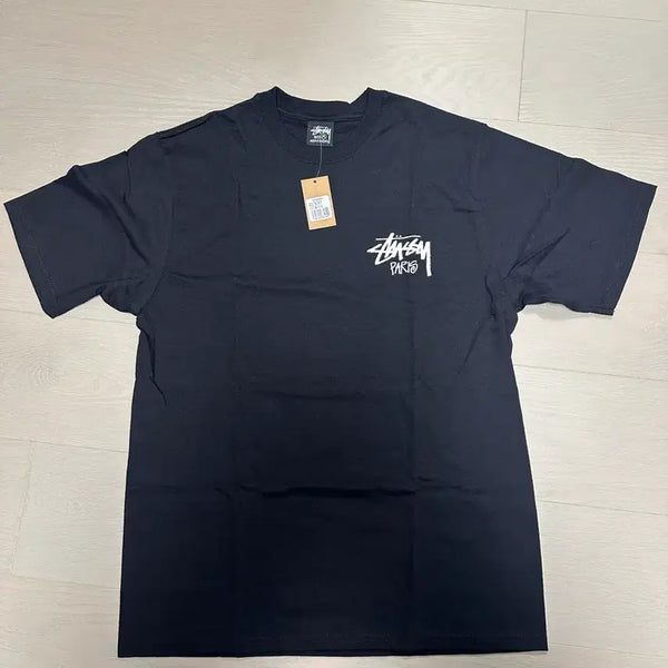 [BUNJANG] Stüssy Paris Black T-Shirt Size M / 스투시 파리 블랙 m 새상품