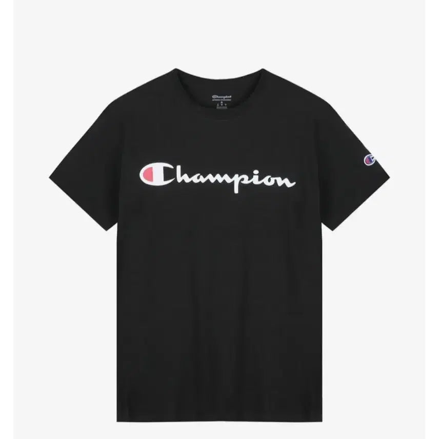 [BUNJANG] Champion Unisex Short Sleeve T-Shirt Black (M) / (새상품)챔피온 남녀공용 반팔티(M)95