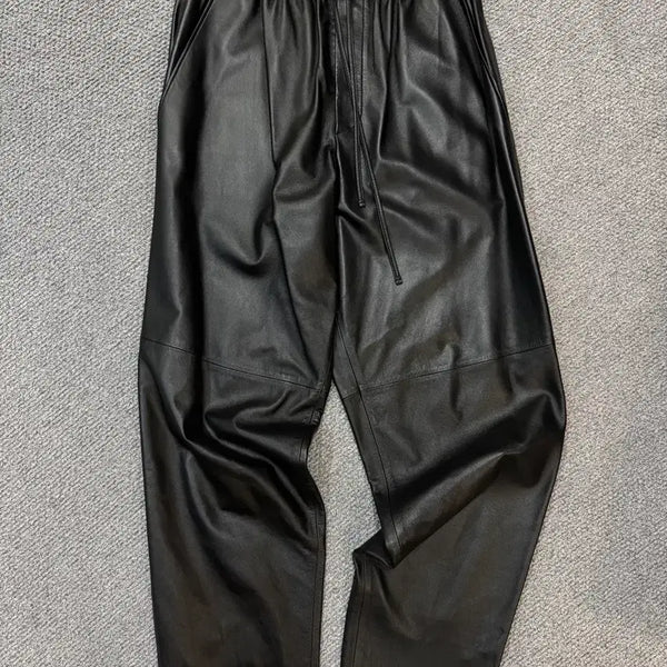 [BUNJANG] Juun.J Leather Pants / 준지 레더 팬츠