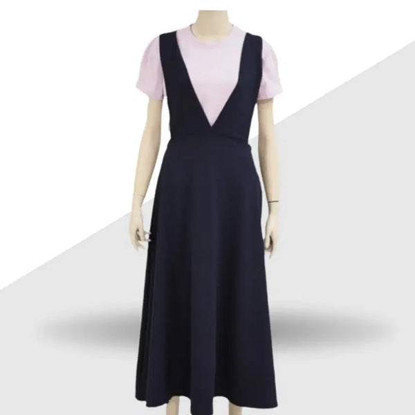 [BUNJANG] Black Bustier Long Dress / 블랙 뷔스티에 롱 원피스(S)