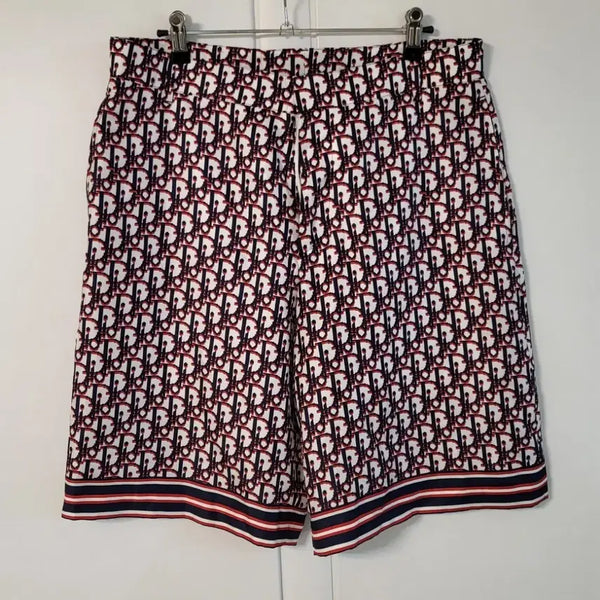 [BUNJANG] Dior Men's 100% Silk Oblique Shorts / 디올 실크100% 남성 오블리크 반바지 바지 남자 하의 DIOR