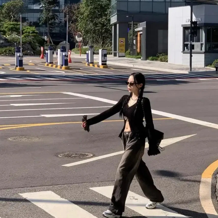[BUNJANG] Side Slit Cardigan / 숄트임 가디건 새거