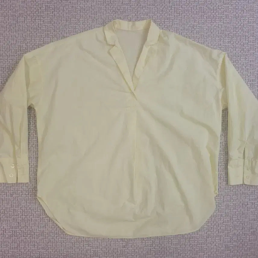 [BUNJANG] Ourall Yellow Shirt Blouse / 오르 오알알 옐로우 셔츠 블라우스