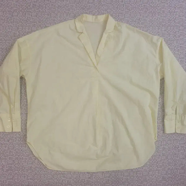 [BUNJANG] Ourall Yellow Shirt Blouse / 오르 오알알 옐로우 셔츠 블라우스